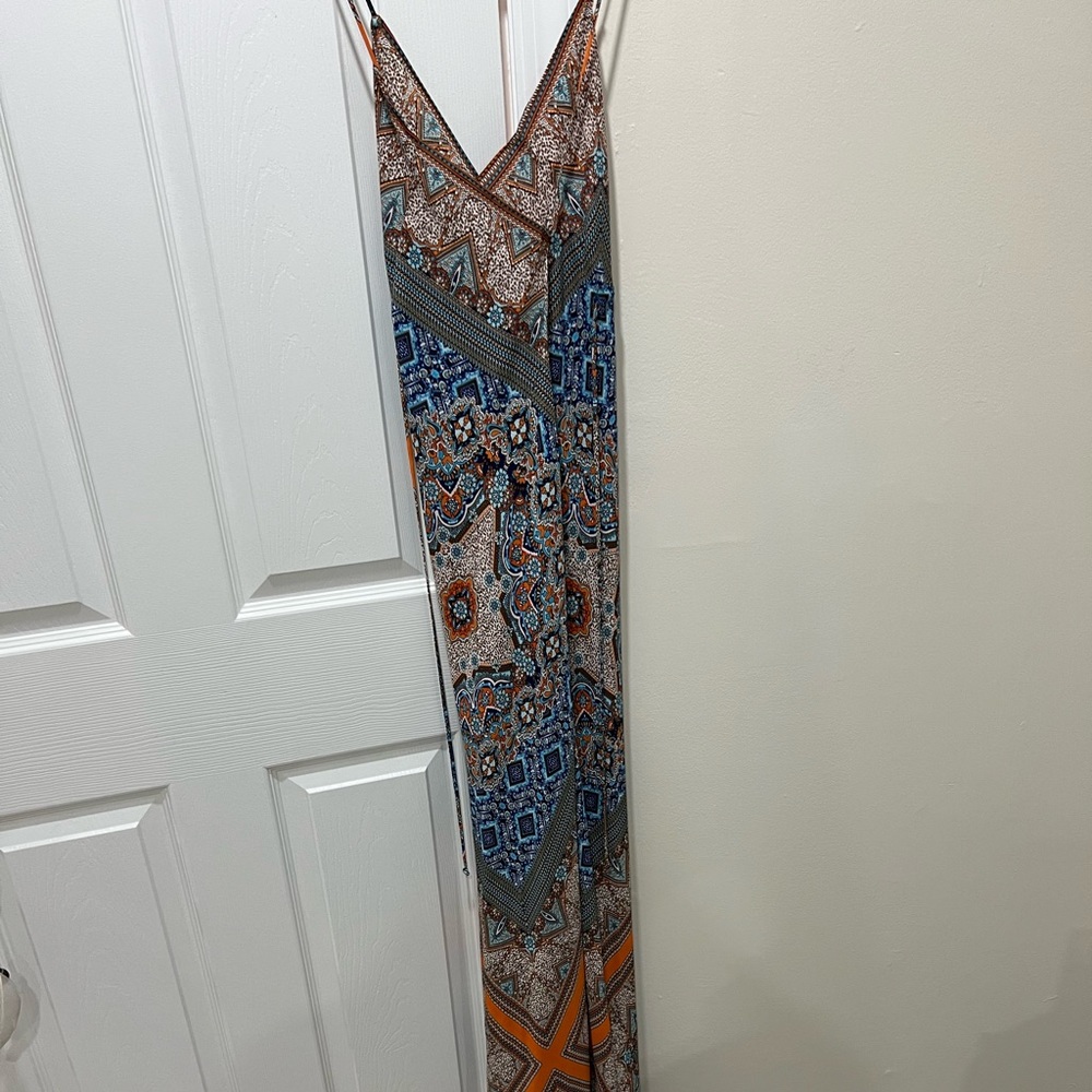 PRINTED MAXI DRESS - Picture 3 of 8